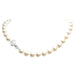 Collier Collier de perles Cartier collection "Agrafe", fermoir en or blanc et diamants. 58 Facettes 26958