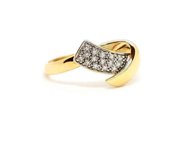 Bague 55 Bague Or jaune Diamant 58 Facettes 750302CN