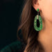 Boucles d'oreilles Boucles d'oreilles jade et diamants 58 Facettes 19-449