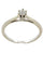 Bague 50 Solitaire moderne 0.10 carat 58 Facettes 9801