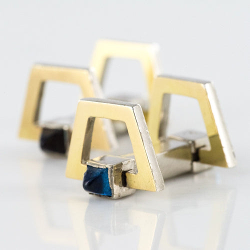 Boutons de manchette Boutons de manchettes Vermeil Art Déco 58 Facettes 19-684