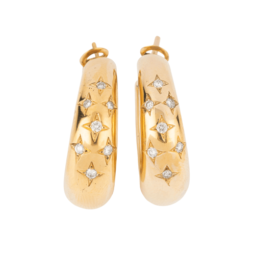 Boucles d'oreilles Maison Chaumet boucles d'oreilles sur or jaune 58 Facettes 0