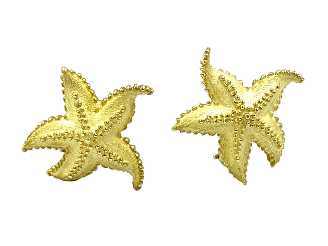 Boucles d'oreilles TIFFANY & Co - Boucles d’oreilles or jaune vintage 58 Facettes