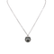Collier Collier perle de Tahiti en or blanc 58 Facettes