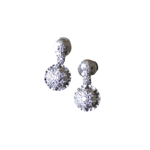 Boucles d'oreilles Boucles d'oreilles chaton illusion diamants 58 Facettes