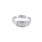 Bague 54 Bague ancienne diamant or blanc 58 Facettes