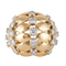 Bague 57 Bague Boule en or jaune, diamants 58 Facettes