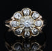 Bague 58 Bague vintage fleur diamant 58 Facettes 21-231-58