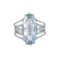 Bague 52 Bague Aigue-marine 58 Facettes JE76