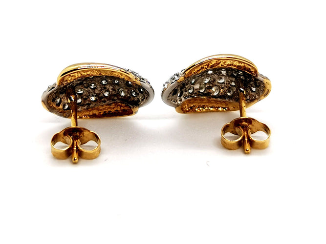 Boucles d'oreilles Boucles d'oreilles Or jaune Diamant 58 Facettes 1132935CD