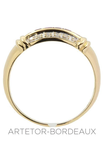 Bague 61 Bague rubis et diamants 58 Facettes 30251