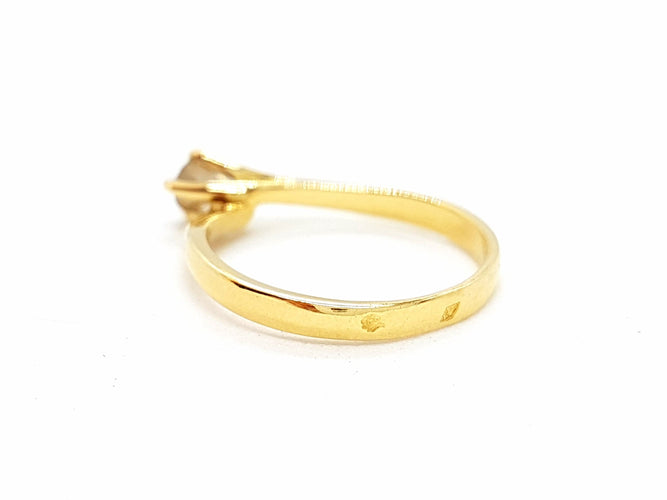 Bague 51 Bague Solitaire Or jaune Diamant 58 Facettes 06304CD