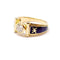 Bague Bague or jaune 18 carats diamants 58 Facettes