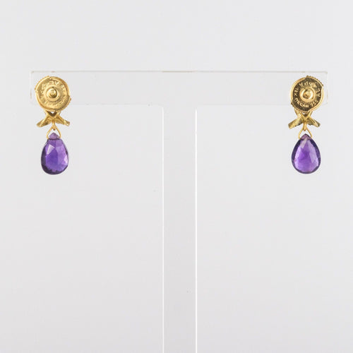 Boucles d'oreilles Boucles d'oreilles améthystes 58 Facettes AP15BO