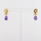 Boucles d'oreilles Boucles d'oreilles améthystes 58 Facettes AP15BO