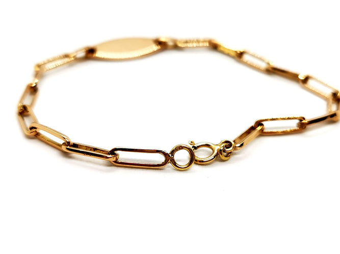 Bracelet Bracelet Gourmette Or jaune 58 Facettes 1132936CD