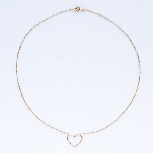 Collier Coeur en or et sa chaine 58 Facettes 20-041A