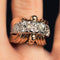 Bague 52 Bague rétro ancienne diamants 58 Facettes 20-316-48