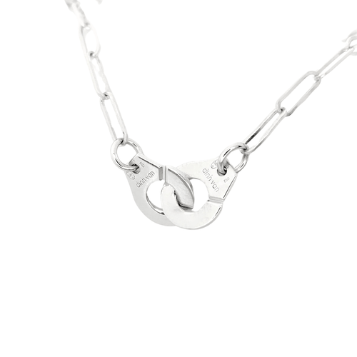 Bracelet Bracelet Dinh Van Menottes R10 or blanc 58 Facettes 27889