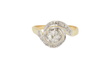 Bague 56 Bague Tourbillon en or et platine, diamants 58 Facettes 32583