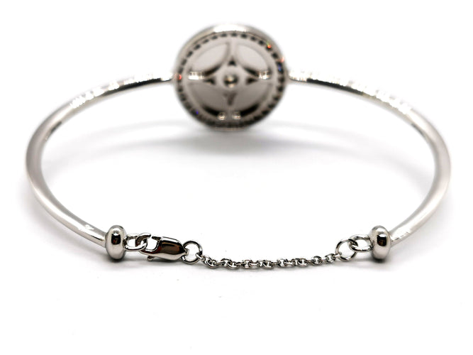 Bracelet Bracelet Jonc Or blanc Diamant 58 Facettes 1126003CN