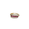 Bague 57 Bague bandeau rubis diamants 58 Facettes