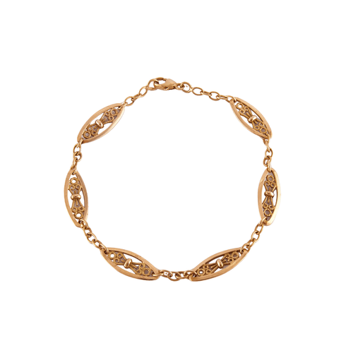 Bracelet Bracelet maillons filigranés 58 Facettes JB9