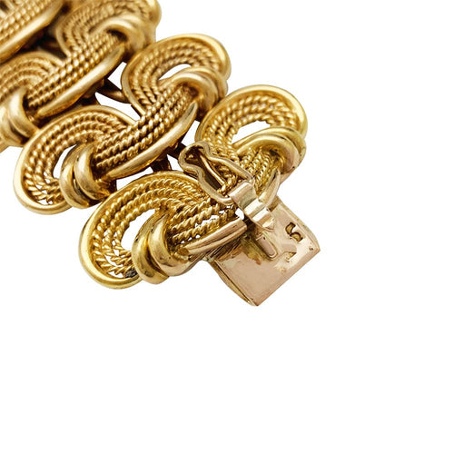 Bracelet Bracelet 1950 en or rose. 58 Facettes 30579