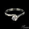 Bague 48 Solitaire or blanc diamant 58 Facettes 00-145-5677559-53