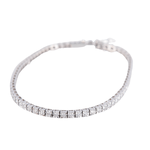 Bracelet Bracelet Rivière Or Blanc Diamants 1ct 58 Facettes 220413