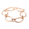 Bracelet Bracelet Maillons ovales or rose 58 Facettes