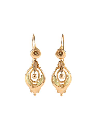 Boucles d'oreilles Boucles d'oreilles Epoque Napoléon III 58 Facettes