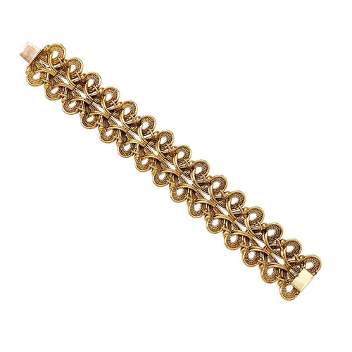 Bracelet Bracelet 1950 en or rose. 58 Facettes 30579