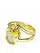 Bague Bague en or jaune et citrine 58 Facettes 5579
