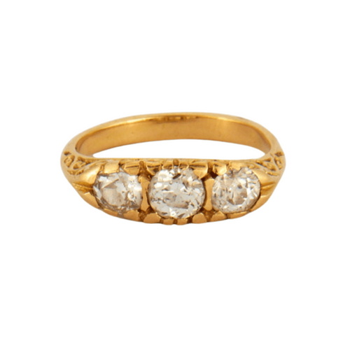 Bague 51.5 Bague Jarretière 3 Diamants 58 Facettes EL2-29