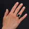 Bague 58 Chevalière art déco homme onyx platine et or 58 Facettes 21-211-58