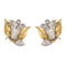 Boucles d'oreilles Boucles d'oreilles vintage fleurs diamants 58 Facettes 19-673