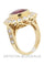 Bague 50 Bague rubis entourage diamants 58 Facettes 5471