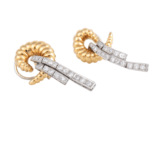 Boucles d'oreilles Boucles d'oreilles Coquillage Diamants 58 Facettes