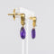 Boucles d'oreilles Boucles d'oreilles améthystes 58 Facettes AP15BO