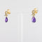 Boucles d'oreilles Boucles d'oreilles améthystes 58 Facettes AP15BO