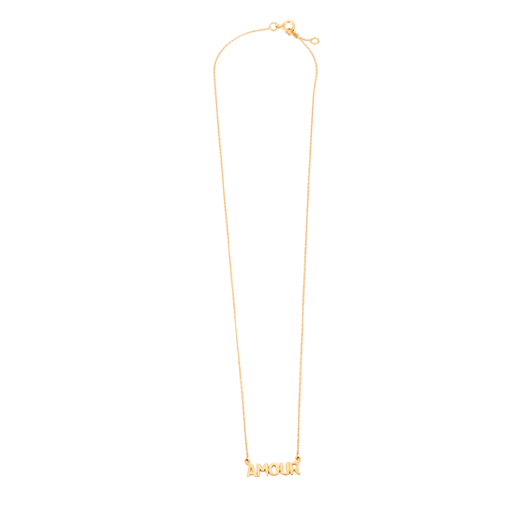 Collier Collier "AMOUR" Or jaune 58 Facettes