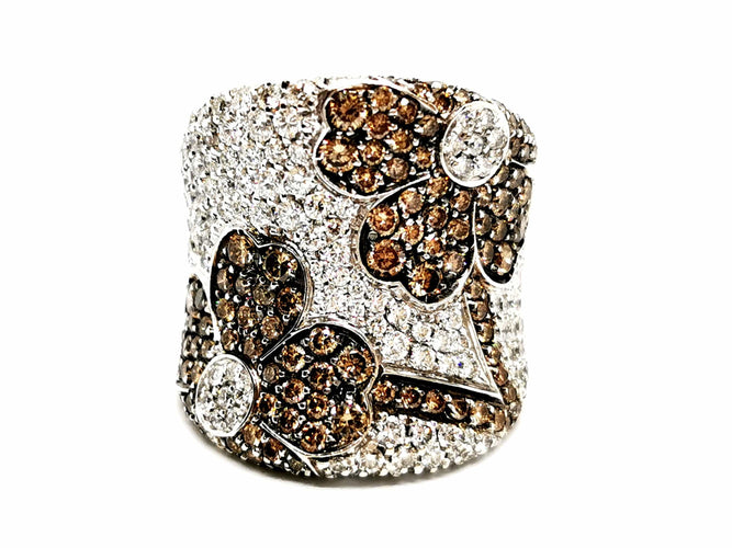 Bague 56 Bague Or blanc Diamant 58 Facettes 1161905CN