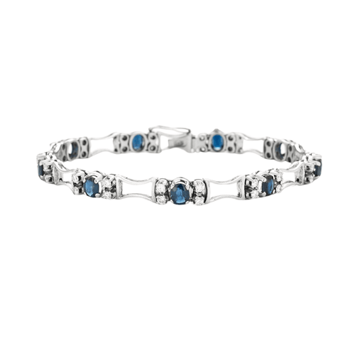 Bracelet Bracelet Saphirs Diamants 58 Facettes 230456