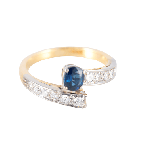 Bague 51 Bague saphir et diamants 58 Facettes