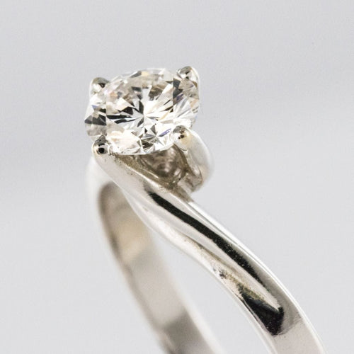 Bague 48 Solitaire or blanc diamant 58 Facettes 00-145-5677559-53