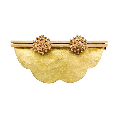 Broche Broche J. Desprès en ors jaune et rose. 58 Facettes 29713