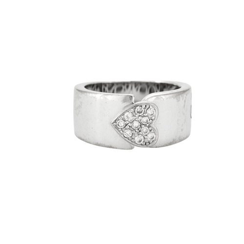 Bague 54 Bague Jonc Coeur Diamants 58 Facettes 240020
