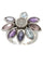 Bague 57 Bague fleur moderne 58 Facettes 18361