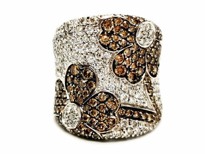 Bague 56 Bague Or blanc Diamant 58 Facettes 1161905CN